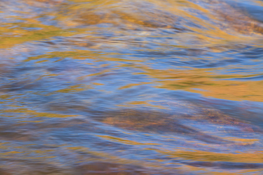Abstract Photograph - Graphic Reflections On River Surface #9 by Stuart Westmorland