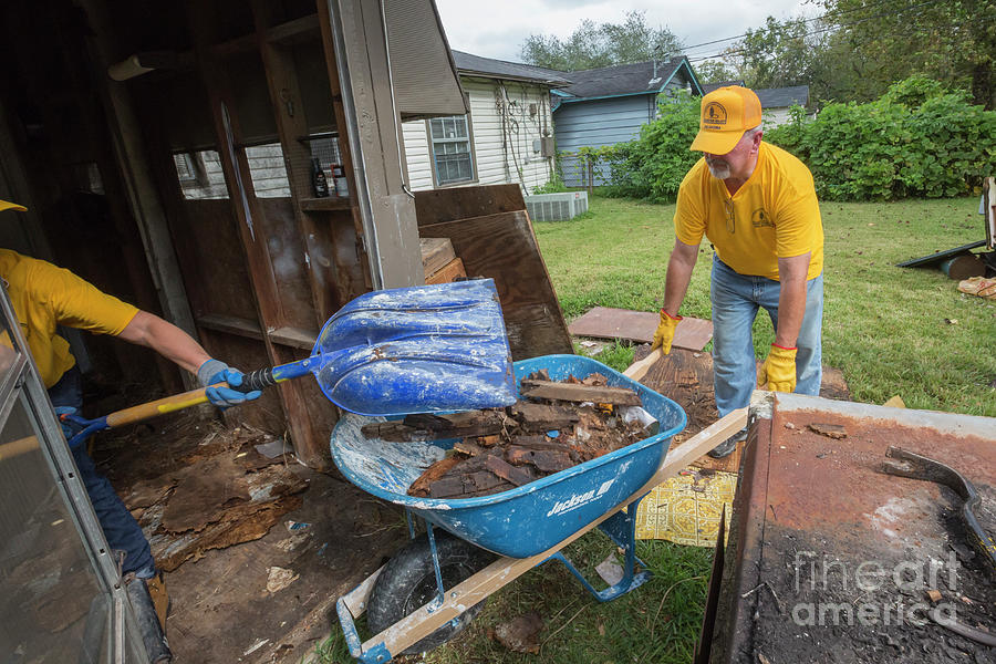 Hurricane Harvey Cleanup #9 Photograph by Jim West/science Photo Library