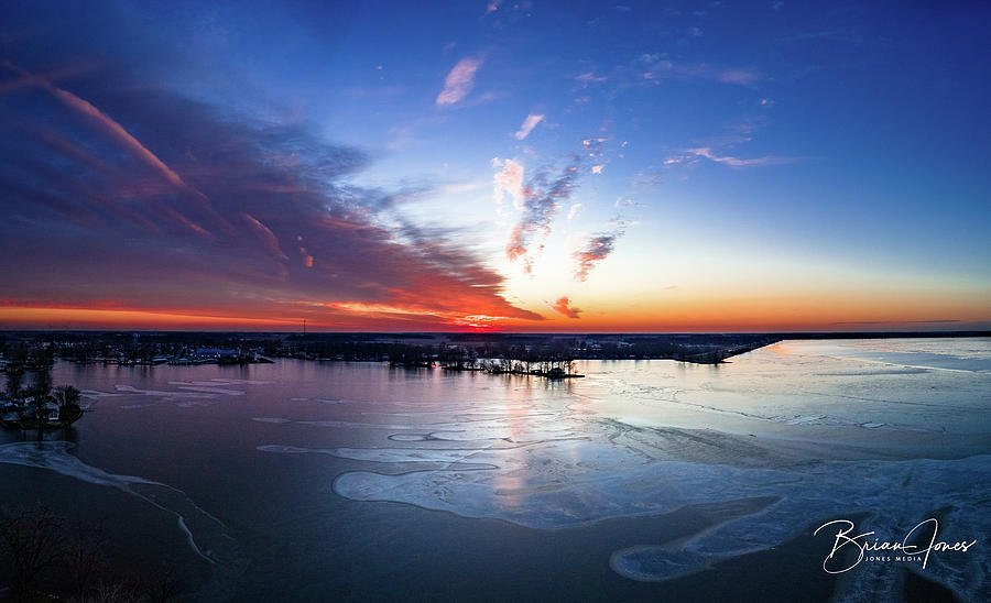 Lake Sunset #9 Photograph by Brian Jones