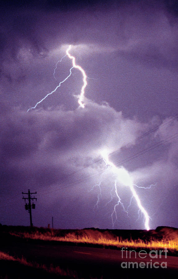 Lightning #9 Photograph by Jim Reed/science Photo Library