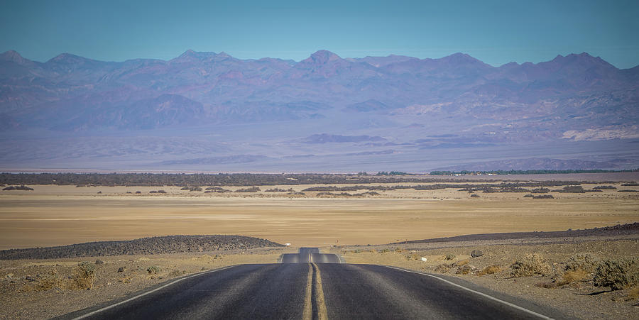Lonely Road In Death Valley National Park In California #9 Photograph by Alex Grichenko