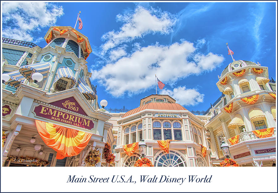 Main Street U.S.A., Walt Disney World #9 Photograph by A Macarthur Gurmankin