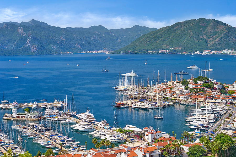 Turkey Photograph - Marmaris Old Town And Harbour, Turkey #9 by Jan Wlodarczyk