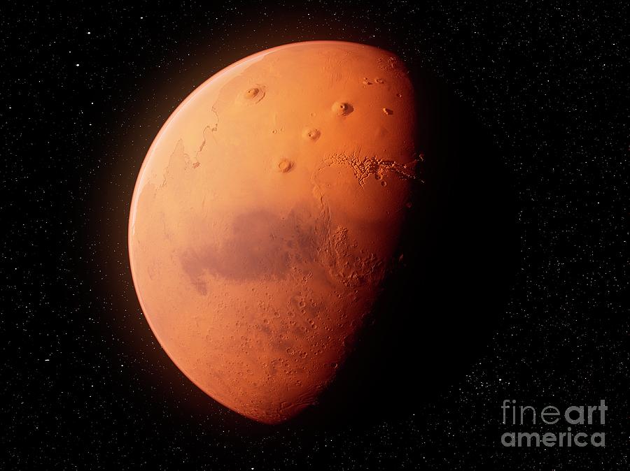 Mars #9 Photograph by Sebastian Kaulitzki/science Photo Library