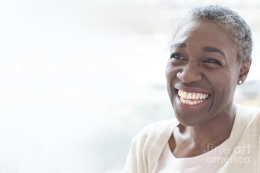 Mature Woman Smiling #9 Photograph by Science Photo Library