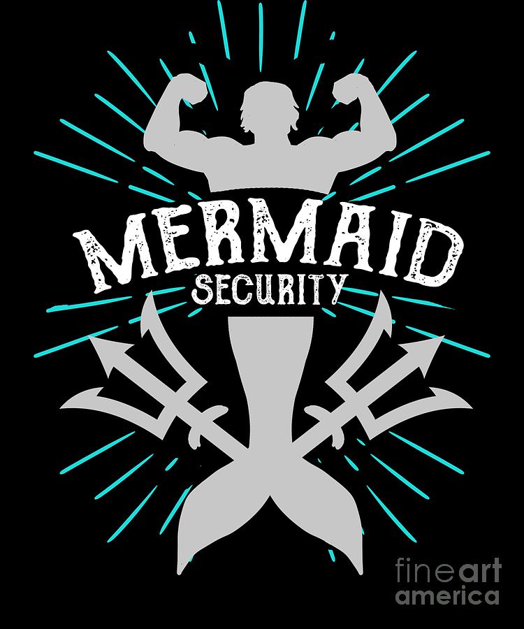 mermaid security shirt