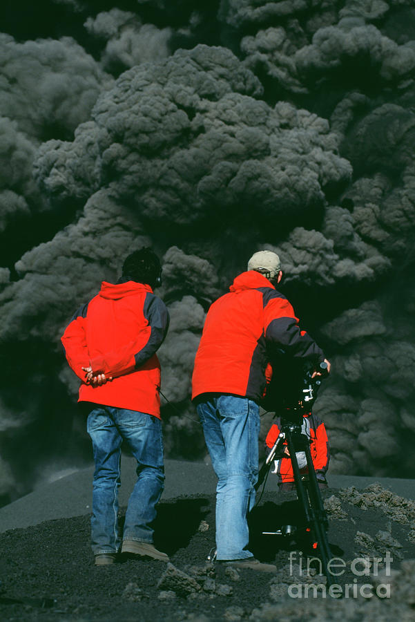 Mount Etna Volcano Erupting #9 Photograph by Jeremy Bishop/science Photo Library