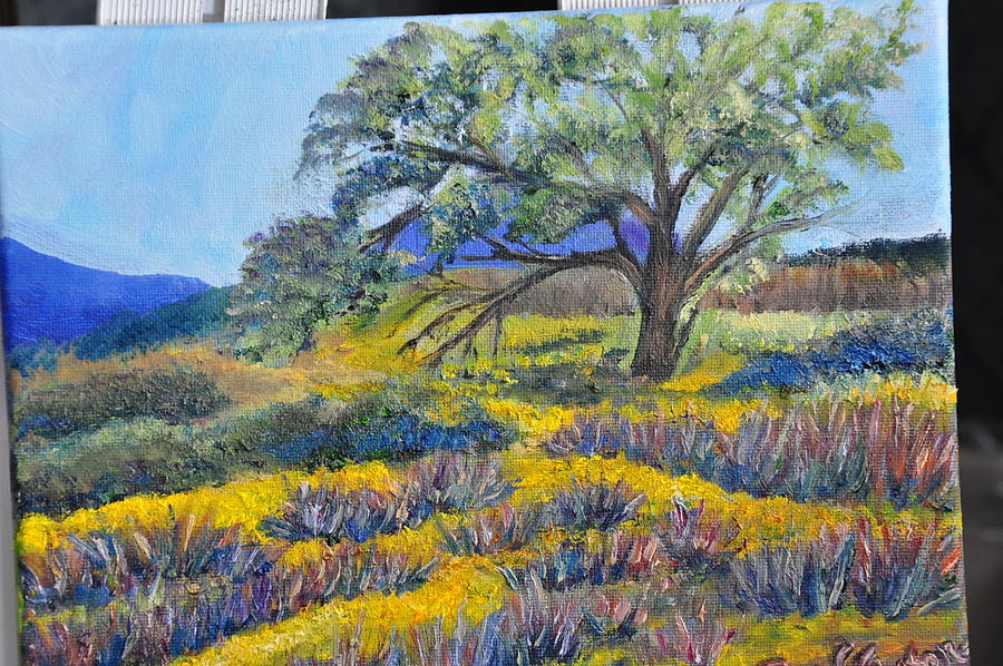 Yellow Fields Painting by Deborah Buffington - Fine Art America