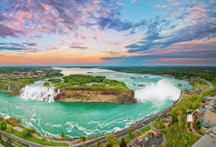 Inspirational Digital Art - Niagara Falls #9 by Pietro Canali