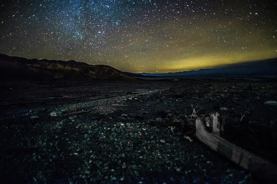 Night time and dark sky over death valley national park #9 Photograph by Alex Grichenko