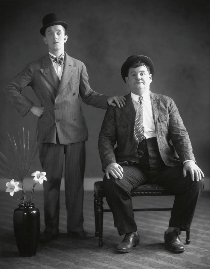 Oliver Hardy . Stan Laurel . #9 Photograph by Album