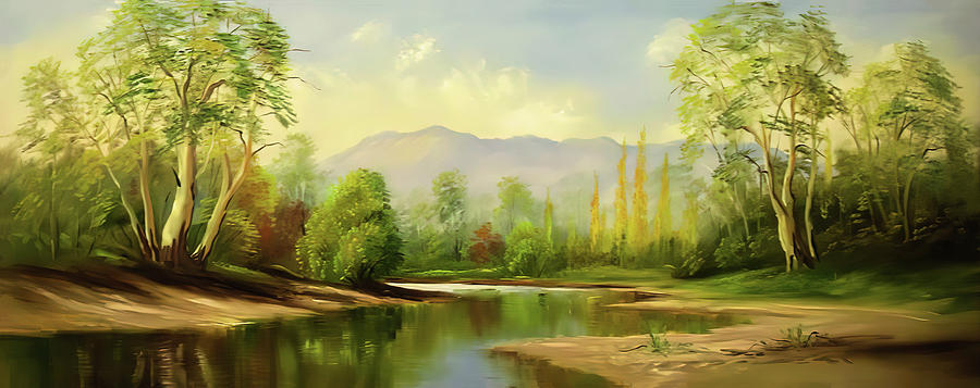 Ovens River #9 Painting by Glen Johnson