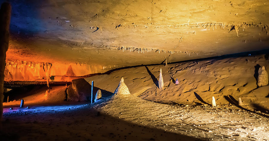 Pathway underground cave in forbidden cavers near sevierville te #9 Photograph by Alex Grichenko