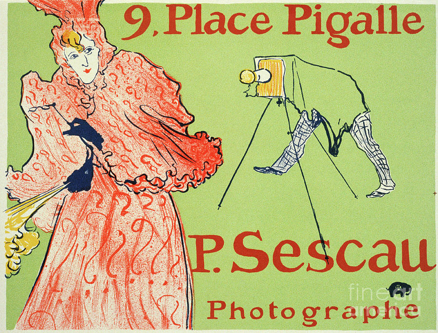 9, Place Pigalle, P. Sescau Photographe Drawing by Heritage Images