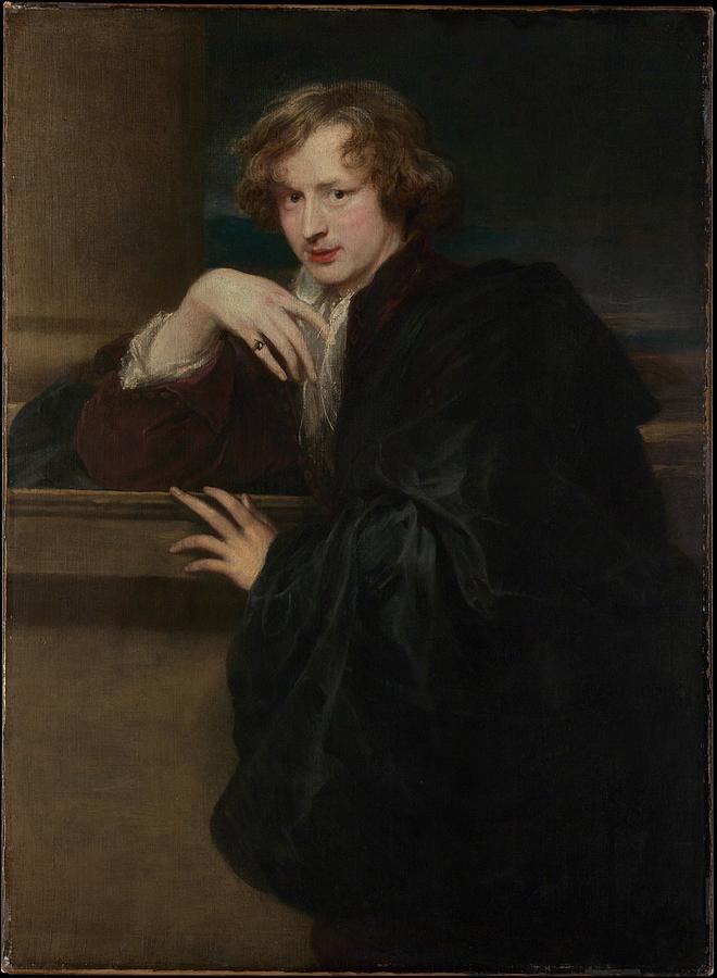 Self Portrait  #9 Painting by Anthony van Dyck