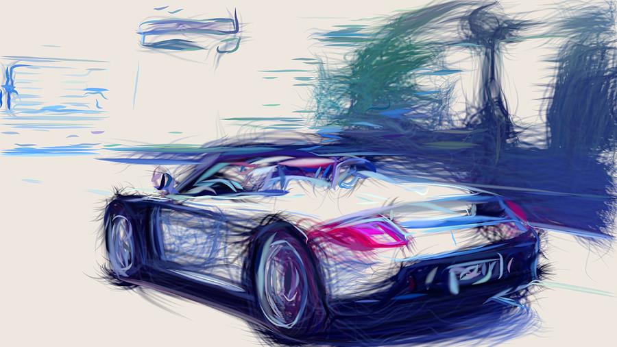 Skoda Octavia RS Draw #9 Digital Art by CarsToon Concept