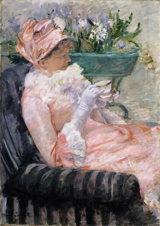 The Cup of Tea. #9 Painting by Mary Cassatt