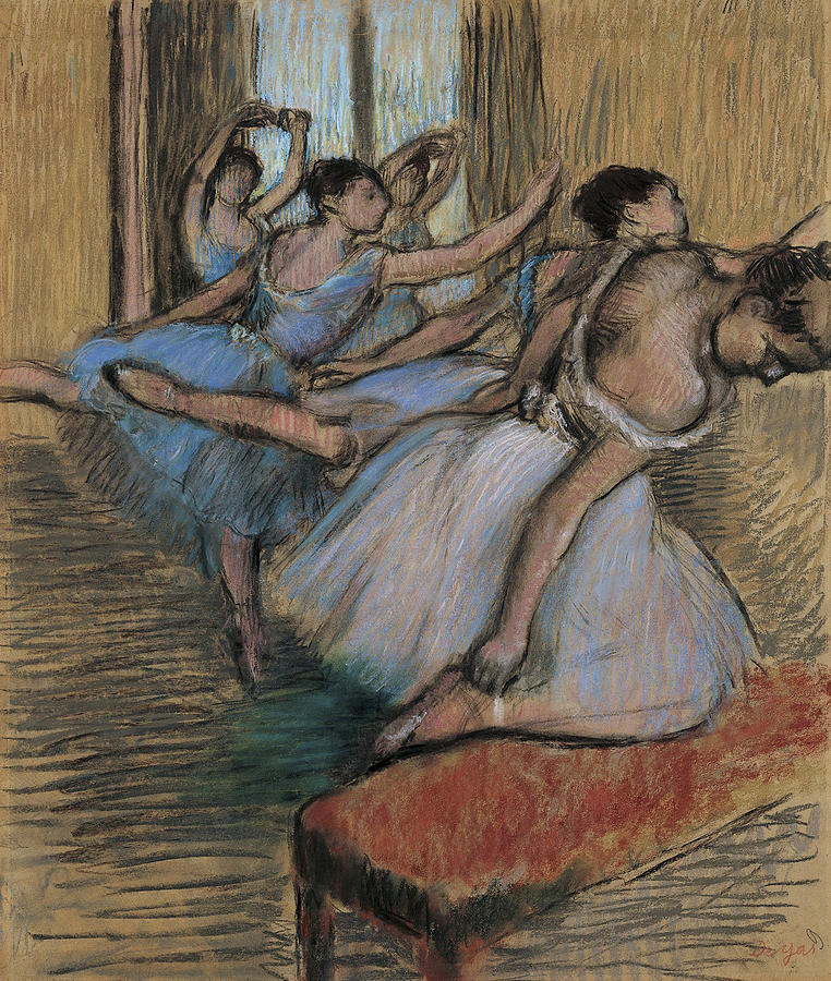 The Dancers Painting by Edgar Degas - Pixels