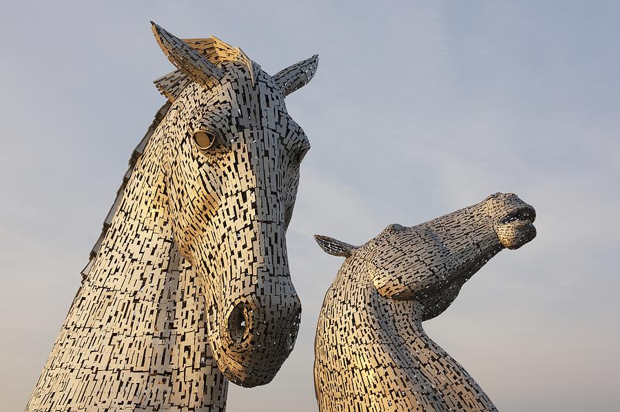 The Kelpies #9 Photograph by Stephen Taylor