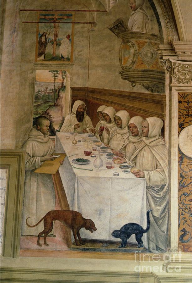 The Life Of St. Benedict Painting by L. Signorelli - Pixels