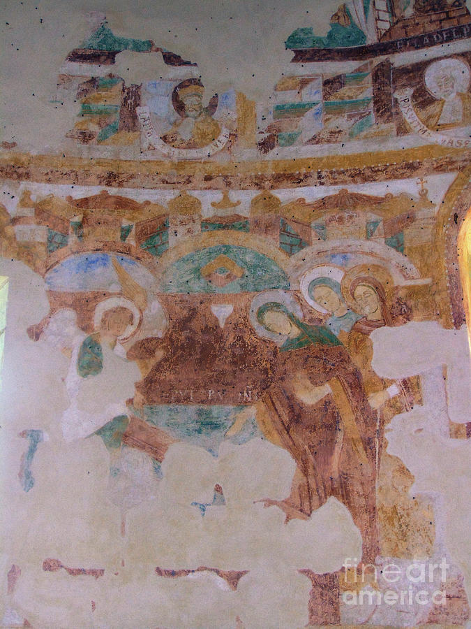 The Saint-jean Du Liget Chapel, Touraine, 12th Century Painting by Unknown Artist