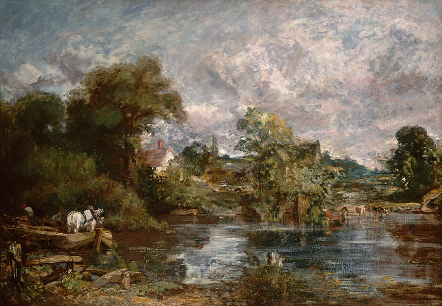 John Constable Painting - The White Horse #9 by John Constable