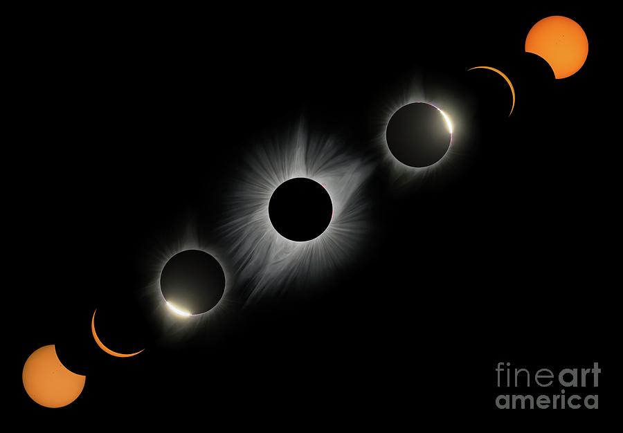 Total Solar Eclipse #9 Photograph by Juan Carlos Casado (starryearth.com)/science Photo Library