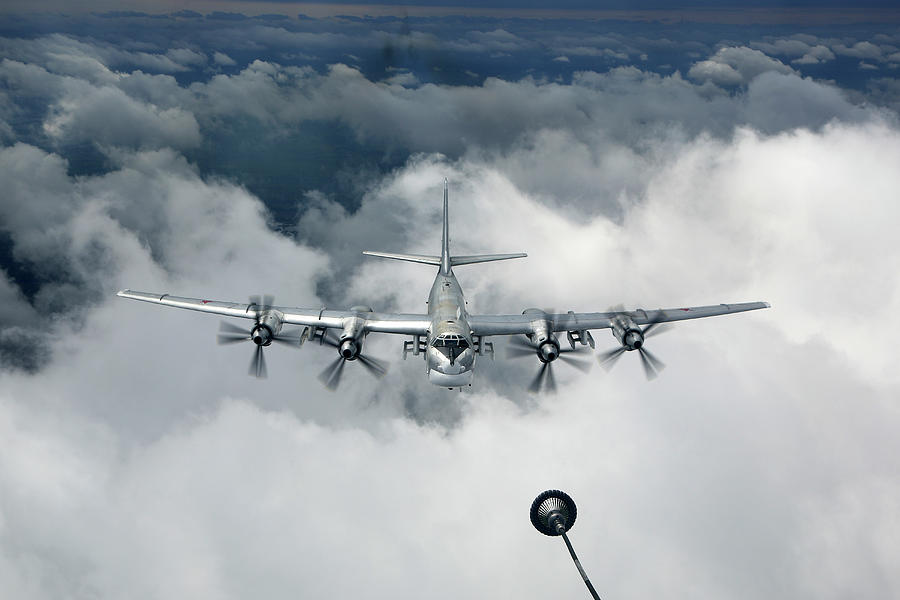 Tu-95ms Strategic Bomber Of The Russian #9 Photograph by Artyom Anikeev
