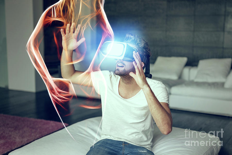 Reality Porn Library - Virtual Reality Porn Photograph by Sakkmesterke/science Photo Library -  Pixels