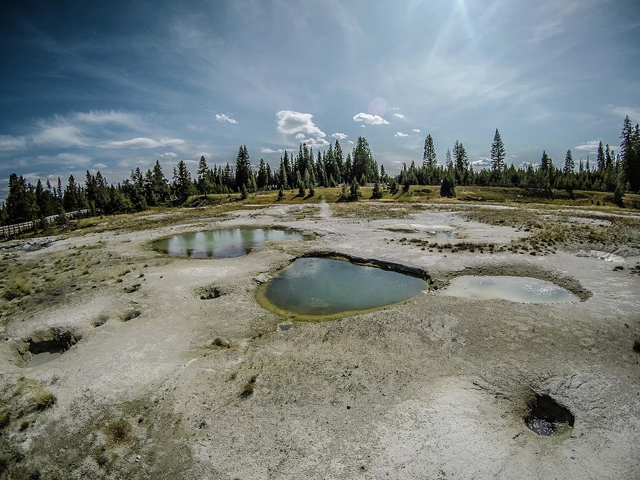 Yellowstone - West Thumb Geyser Basin #9 Photograph by Alex Grichenko