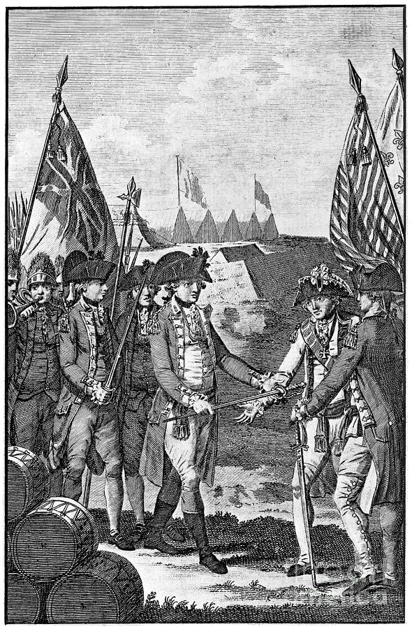 Yorktown Surrender, 1781 Drawing by Granger