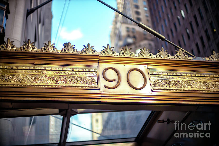 90 Broad Street in New York City Photograph by John Rizzuto