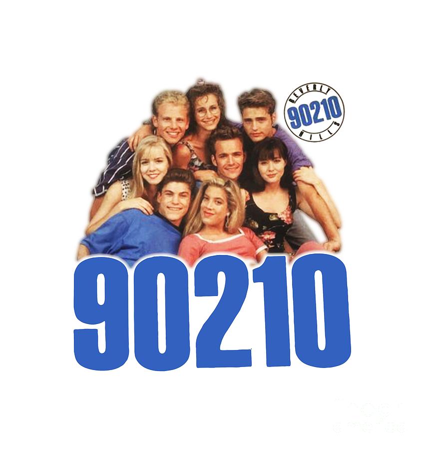 Beverly Hills Digital Art - 90210 by Mer Dils
