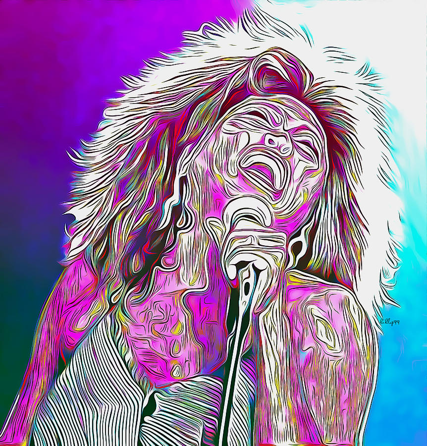 92 of 100 SPECIAL DISCOUNT, Tina Turner Piccaso pop Digital Art by Nenad Vasic