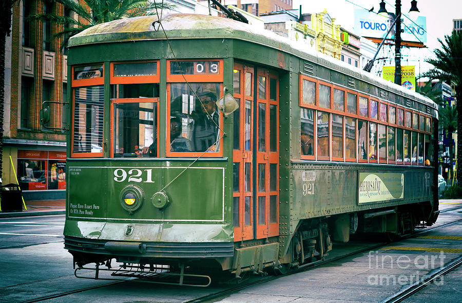 921 Saint Charles Streetcar New Orleans Photograph by John Rizzuto