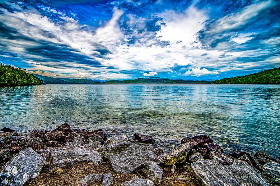 Beautiful landscape scenes at lake jocassee south carolina #94 Photograph by Alex Grichenko