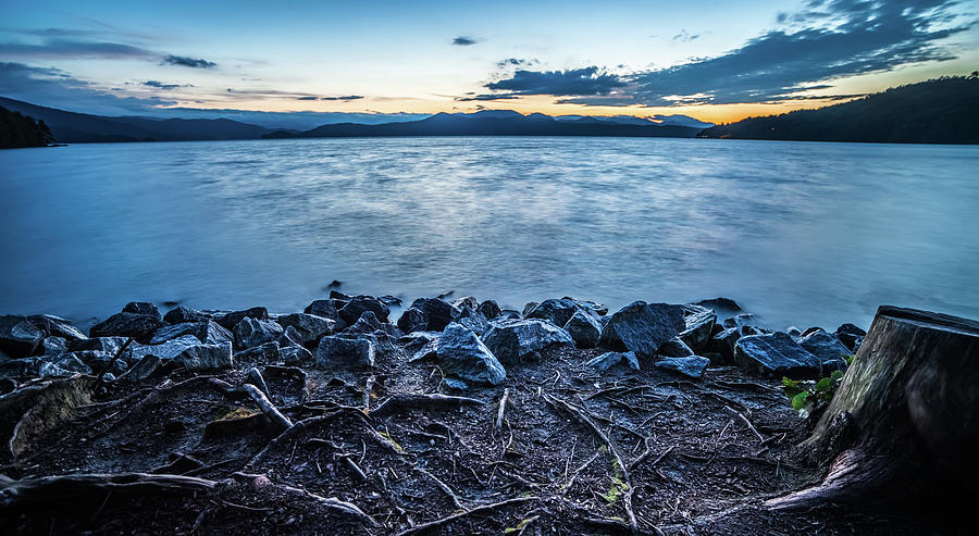 Beautiful landscape scenes at lake jocassee south carolina #95 Photograph by Alex Grichenko