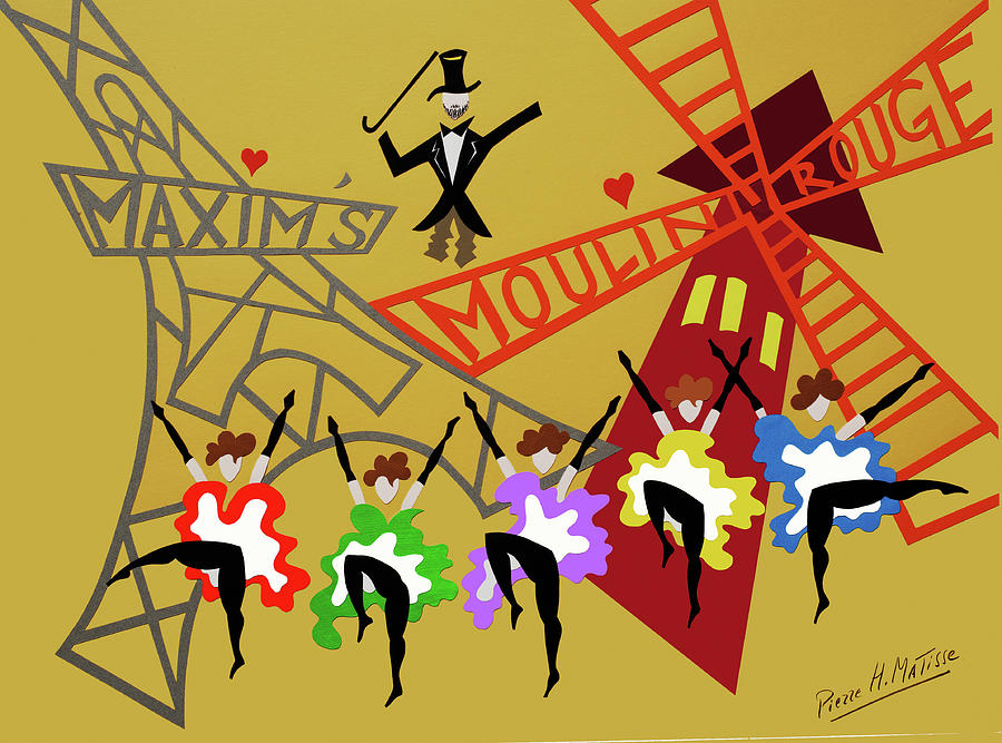 9cop Moulin Rouge Mixed Media by Pierre Henri Matisse 9cop Moulin Rouge Mixed Media by Pierre Henri Matisse