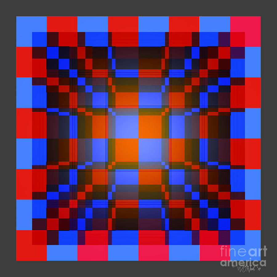 A 3d Stack of Jello Crystals 2 by Walter Neal A 3d Stack of Jello Crystals 2 by Walter Neal