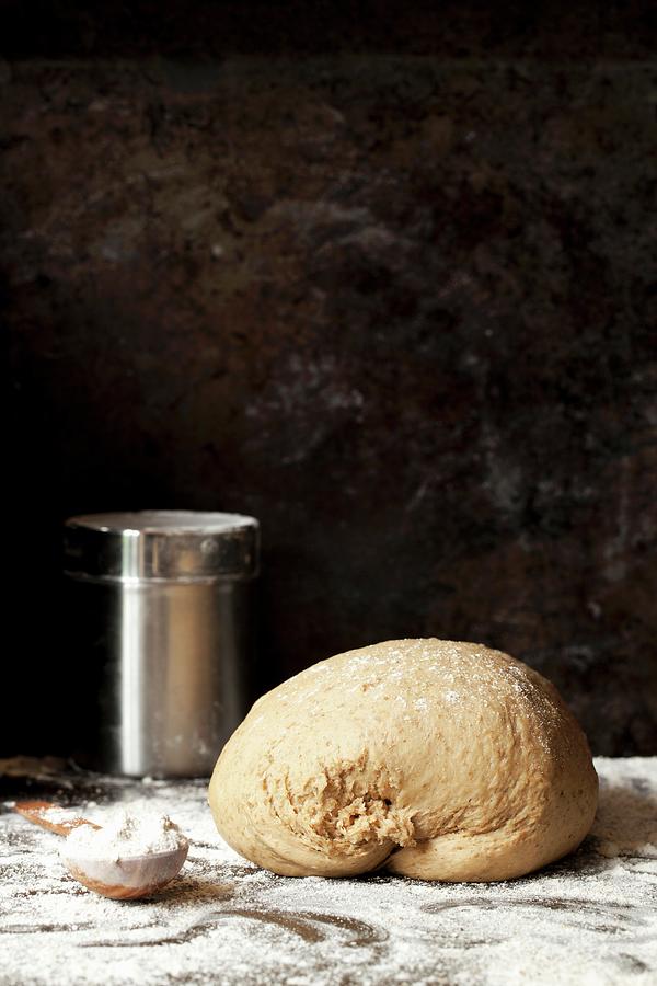 A Ball Of Dough For Coffee Bread Photograph by Jane Saunders