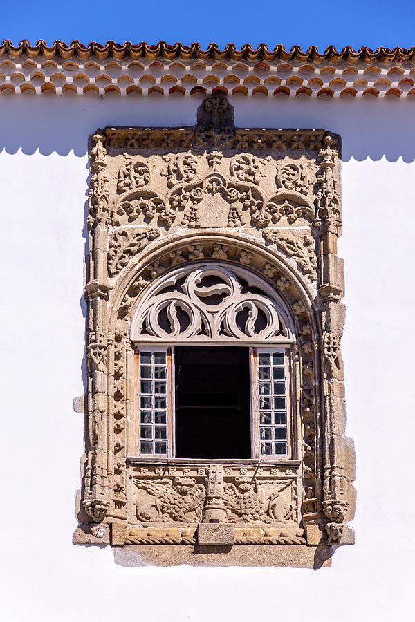 A Baroque Window in Braga Photograph by W Chris Fooshee