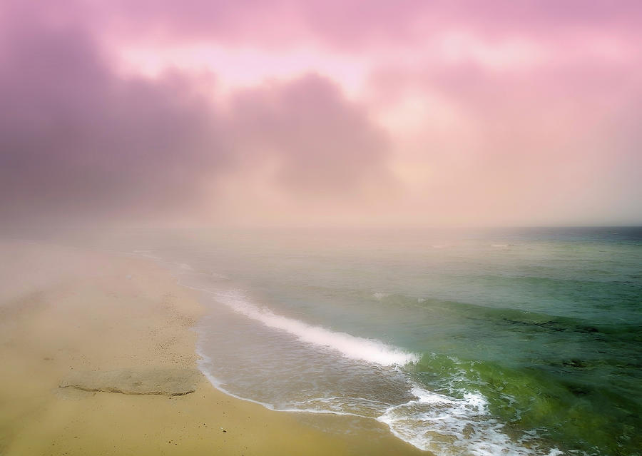 A Beautiful Afternoon At The Dreamland Seashore Mixed Media by Johanna Hurmerinta