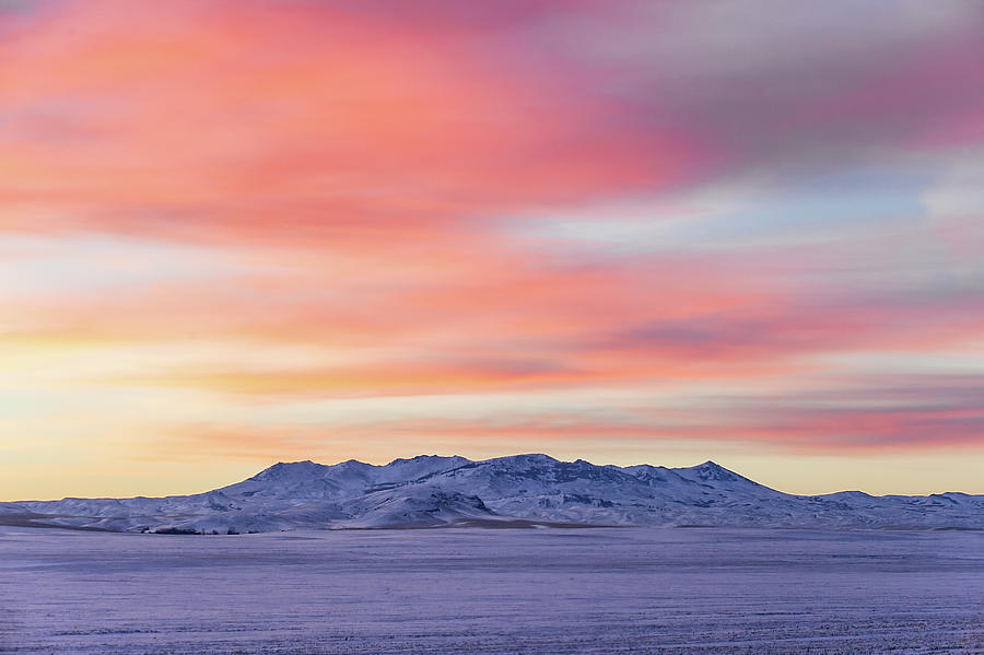 Winter Photograph - A Beautiful Rise by Todd Klassy