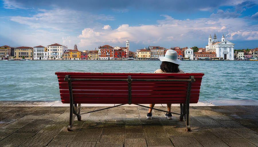 A Bench And A Hat Photograph by Tommaso Pessotto