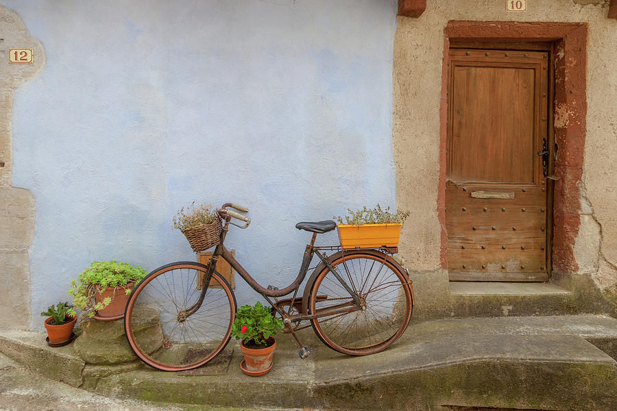 Bicycling Photograph - A Bicycle At Number 10 by W Chris Fooshee Bicycling Photograph - A Bicycle At Number 10 by W Chris Fooshee