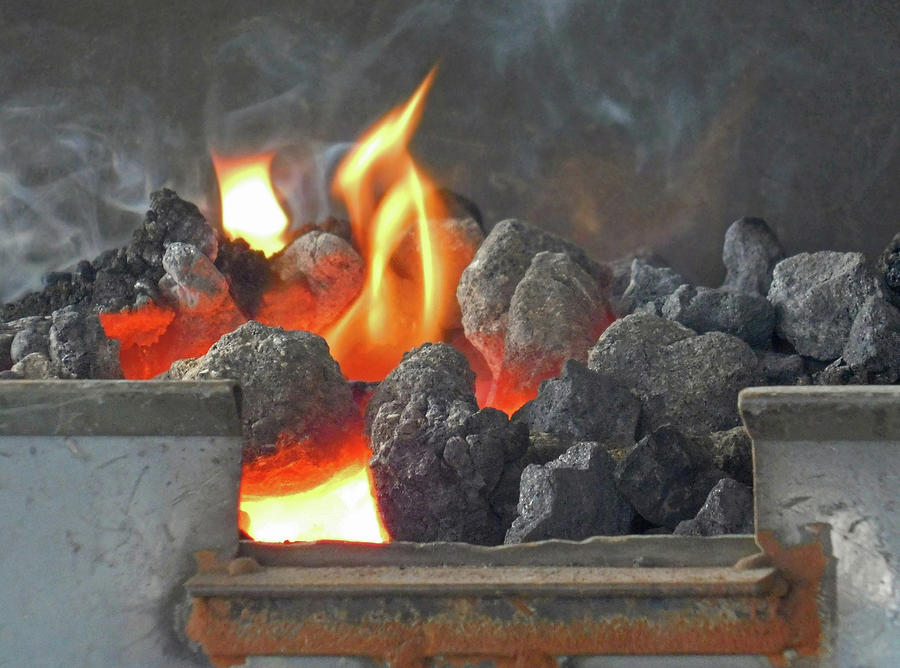 A Blacksmiths Fire Photograph