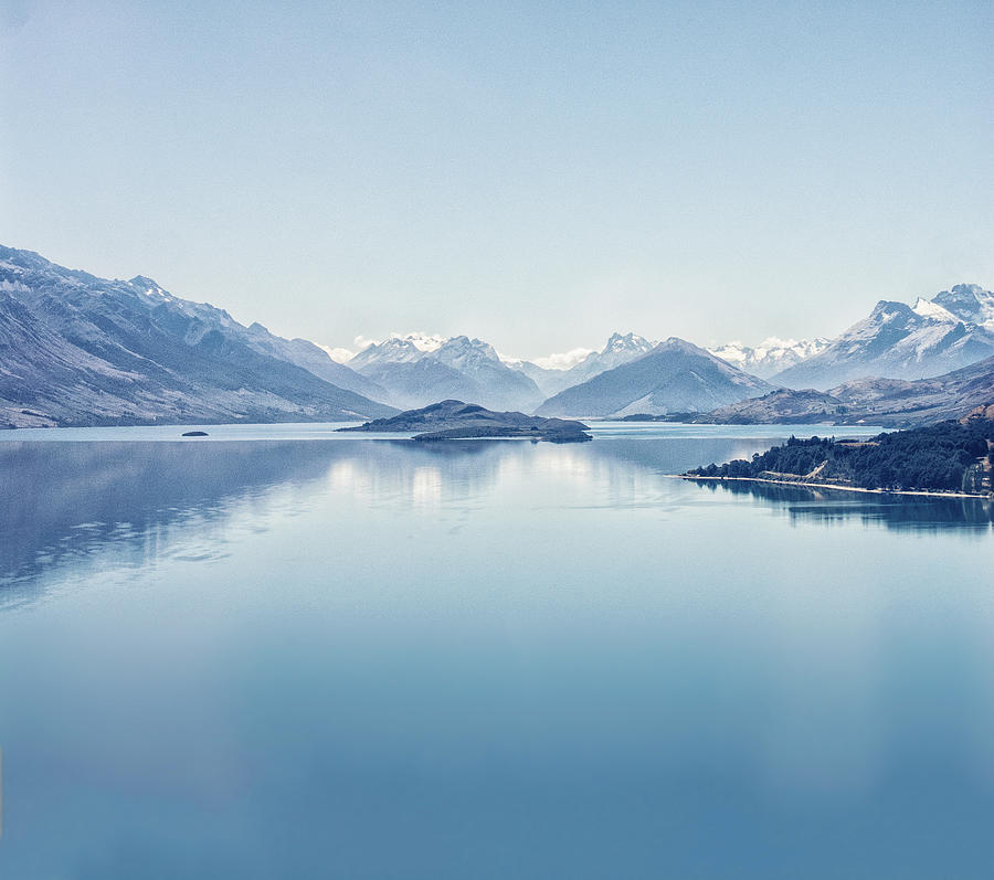 A Blue Lake Photograph by Jayson Mcivor