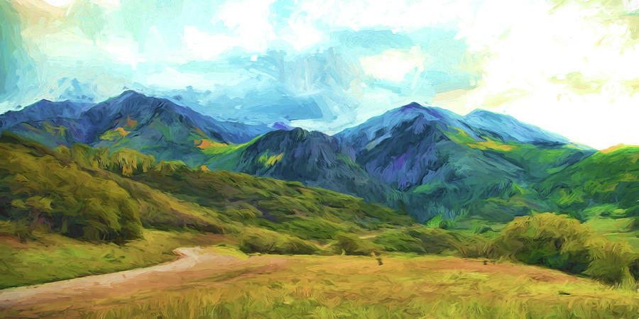 A Blue Telluride by Fine Art Western Paintings A Blue Telluride by Fine Art Western Paintings