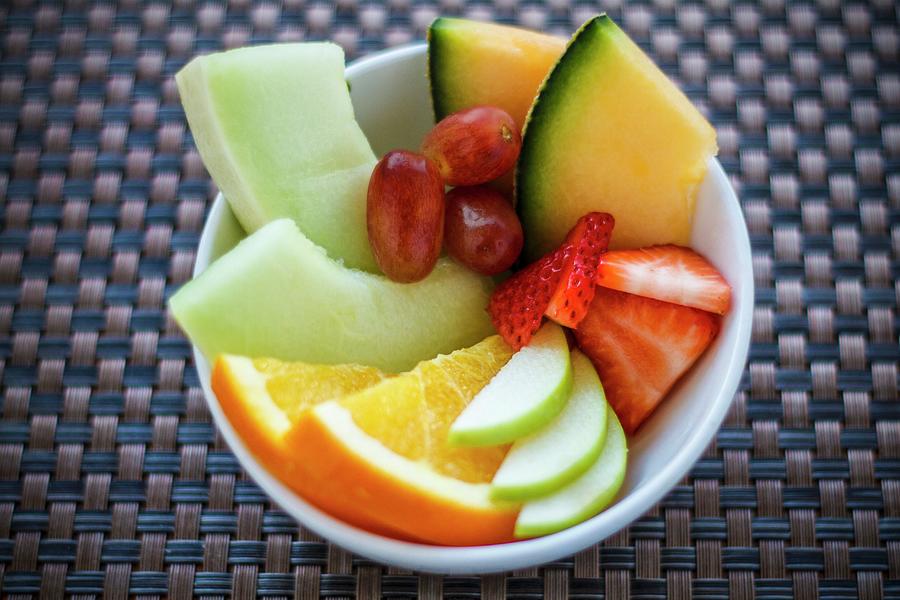 A Bowl Of Fresh Fruit Photograph by James Stefiuk