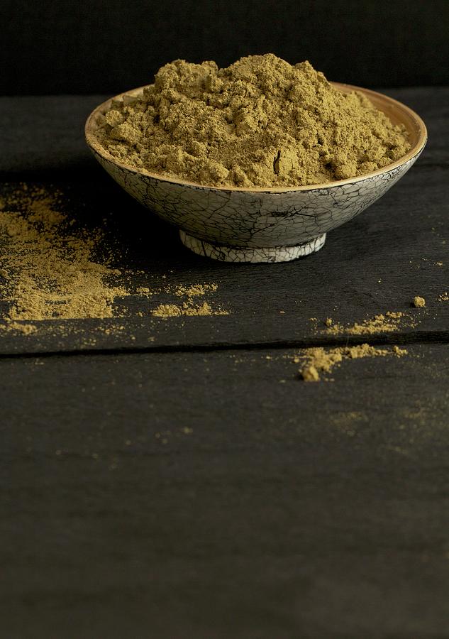 A Bowl Of Hemp Flour Photograph by Chaudron Pastel